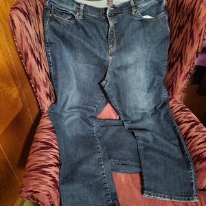 Gloria Vanderbilt Dark Blue High Rise Jeans